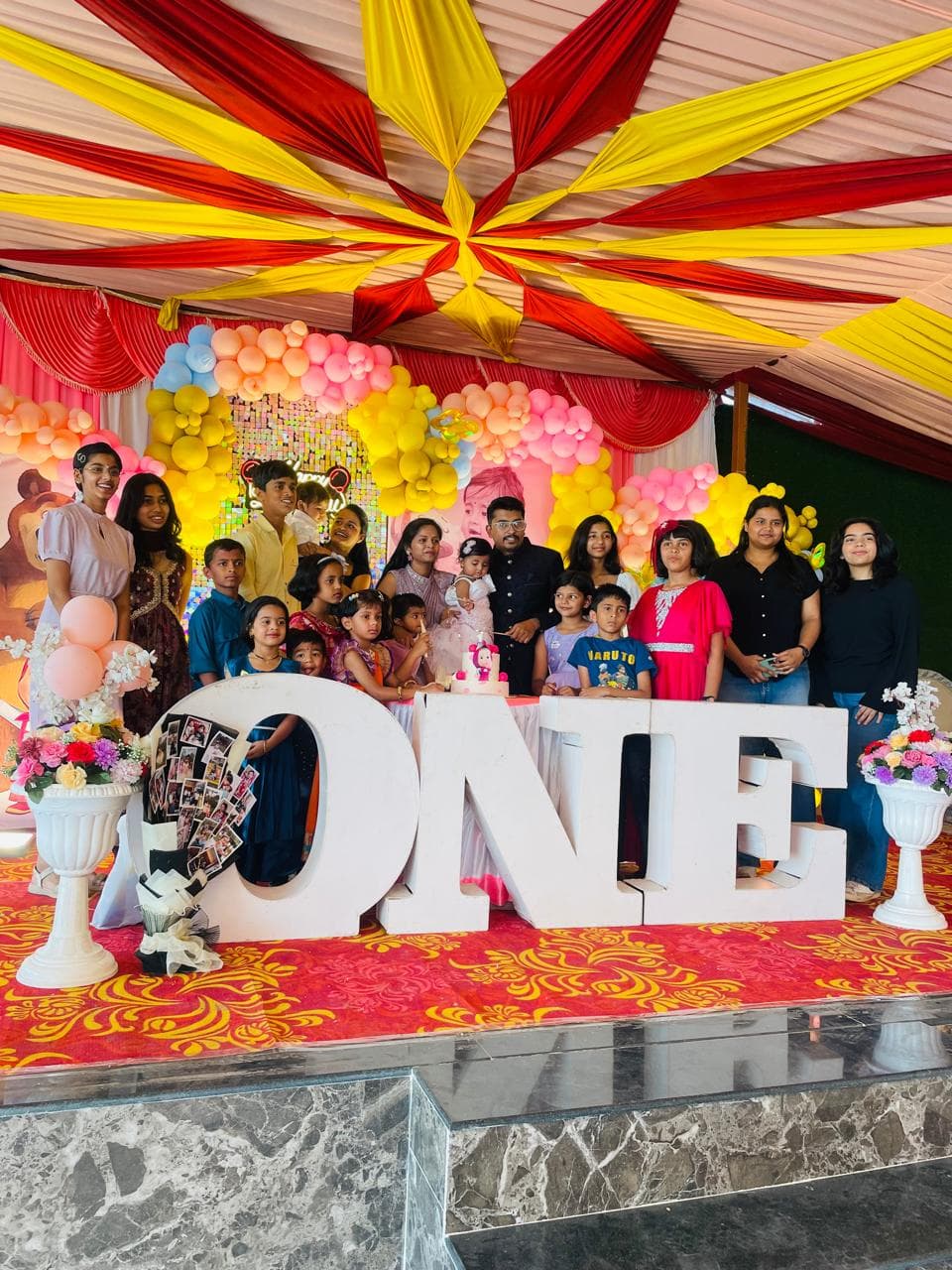 First birthday celebration at Shrileela