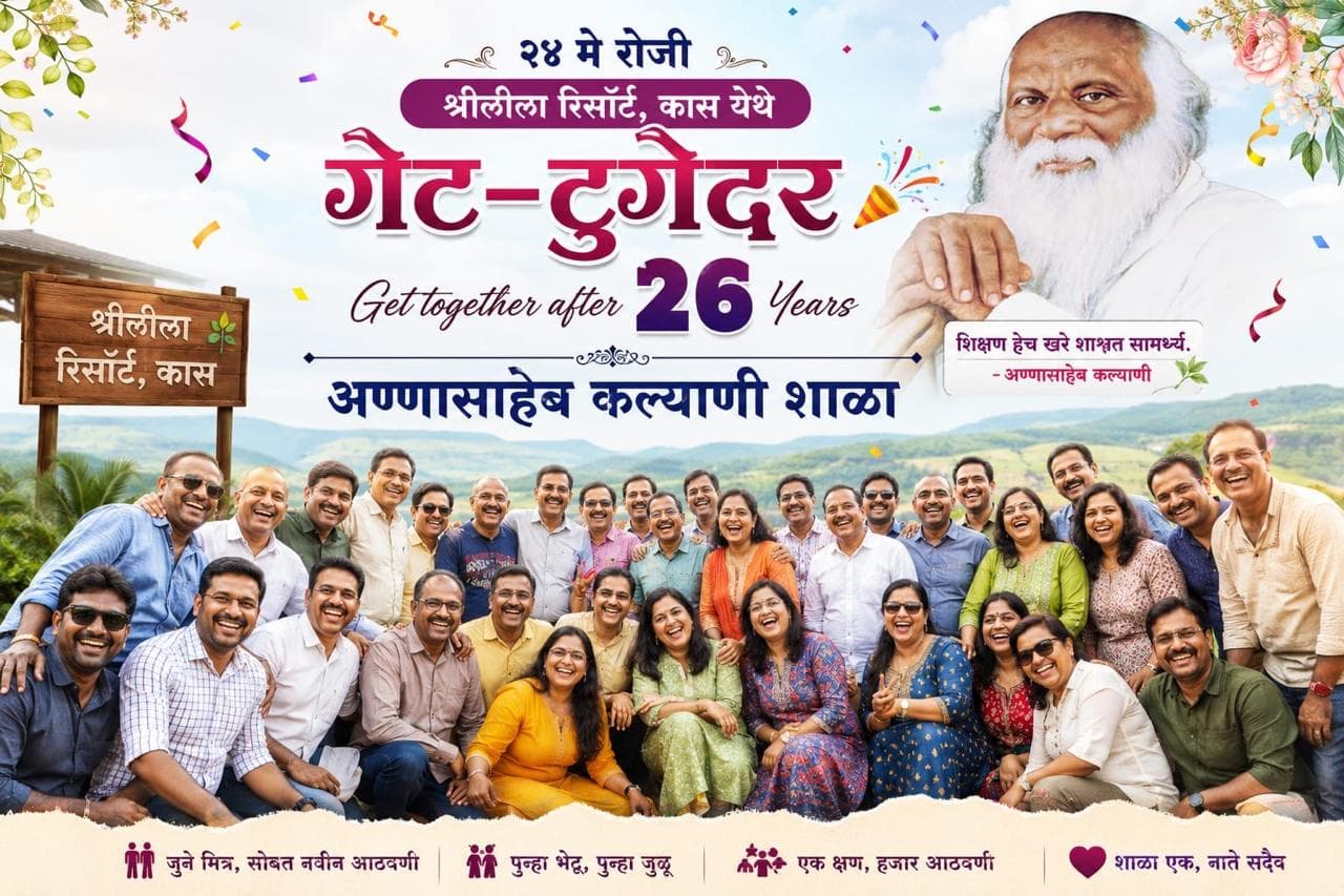 शाळा व महाविद्यालय स्नेहमेळावा